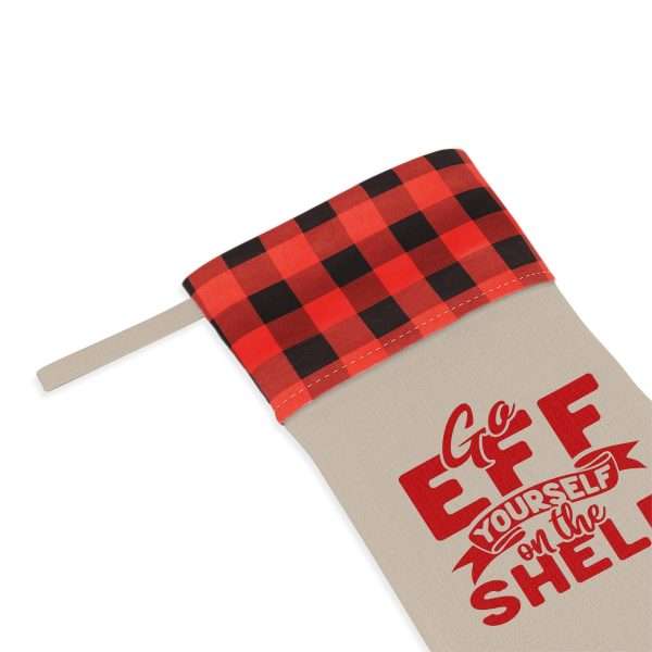 Funny Christmas Stocking - Go Eff Yourself on the Shelf - Image 4