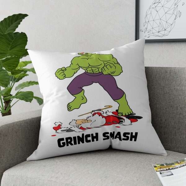 Broadcloth Pillow - Grinch Smash - Image 4