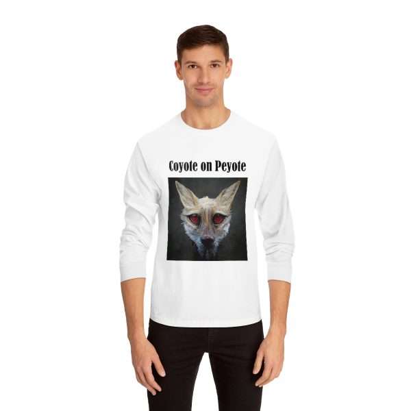 Unisex Classic Long Sleeve T-Shirt - Coyote on Peyote