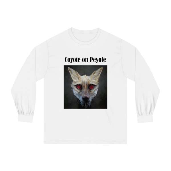 Unisex Classic Long Sleeve T-Shirt - Coyote on Peyote - Image 2