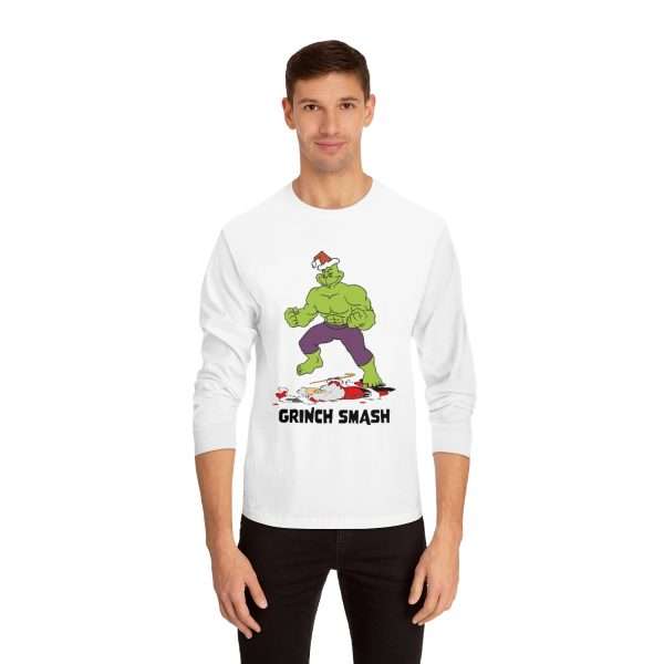 Unisex Classic Long Sleeve T-Shirt - Grinch Smash