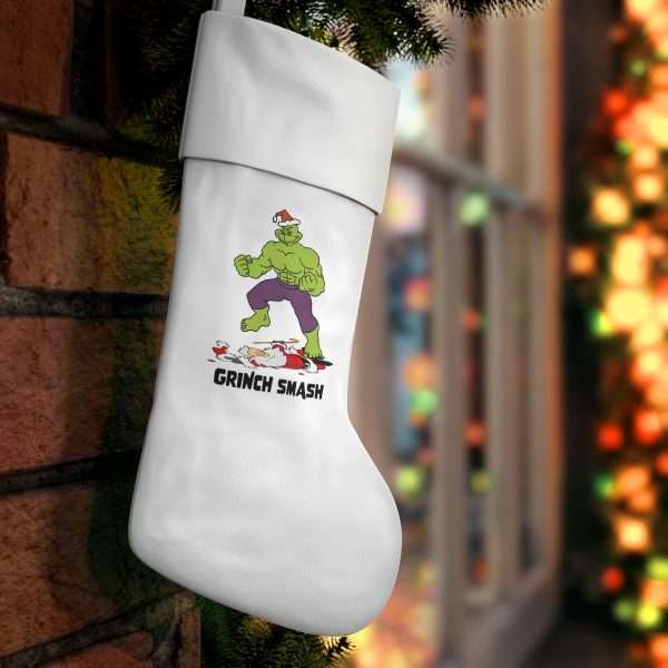 Holiday Christmas Stocking - Grinch Smash - Image 4