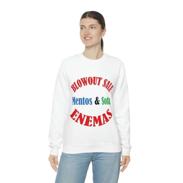 Unisex Heavy Blend™ Crewneck Sweatshirt - Blowout Sale - Mentos & Soda Enemas - Image 6