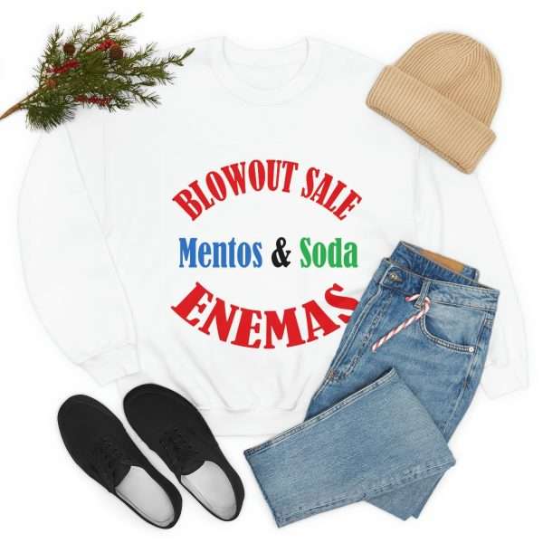 Unisex Heavy Blend™ Crewneck Sweatshirt - Blowout Sale - Mentos & Soda Enemas - Image 7