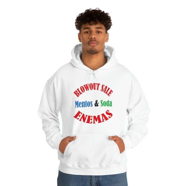 Unisex Heavy Blend™ Hooded Sweatshirt - Blowout Sale - Mentos & Soda Enemas