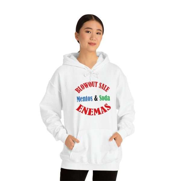 Unisex Heavy Blend™ Hooded Sweatshirt - Blowout Sale - Mentos & Soda Enemas - Image 3