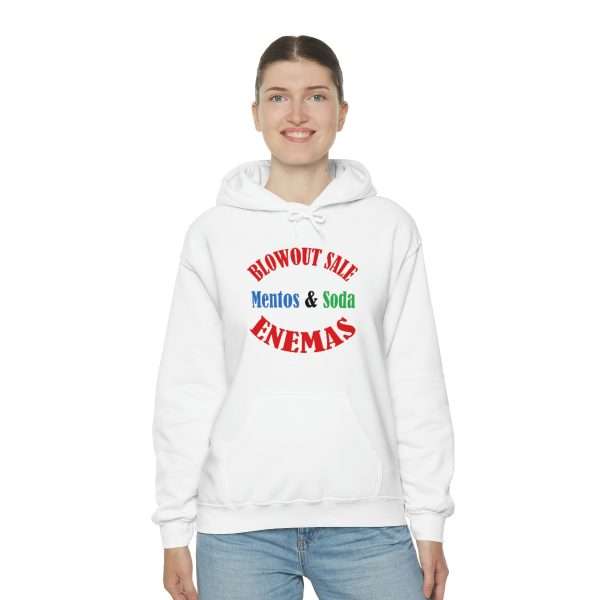 Unisex Heavy Blend™ Hooded Sweatshirt - Blowout Sale - Mentos & Soda Enemas - Image 4