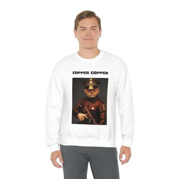 Humorous Unisex Heavy Blend Crewneck Sweatshirt - Copper Copper