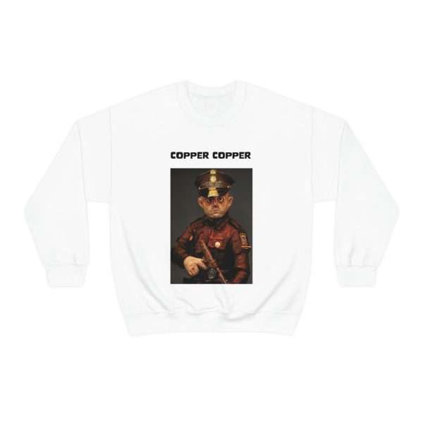 Humorous Unisex Heavy Blend Crewneck Sweatshirt - Copper Copper - Image 2