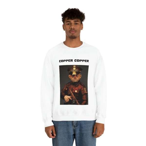 Humorous Unisex Heavy Blend Crewneck Sweatshirt - Copper Copper - Image 4