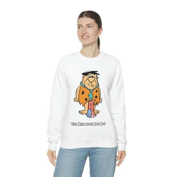 Humorous Unisex Heavy Blend Crewneck Sweatshirt - Yabba Dabba Noodle Doodle Dandy