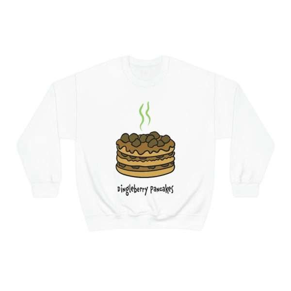 Funny Unisex Heavy Blend Crewneck Sweatshirt - Dingleberry Pancakes - Image 2