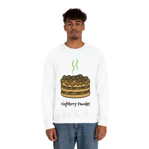 Funny Unisex Heavy Blend Crewneck Sweatshirt - Dingleberry Pancakes - Image 3