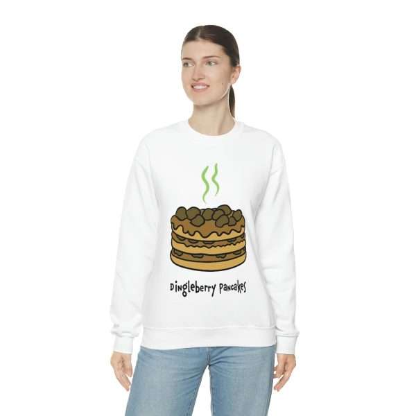 Funny Unisex Heavy Blend Crewneck Sweatshirt - Dingleberry Pancakes - Image 5