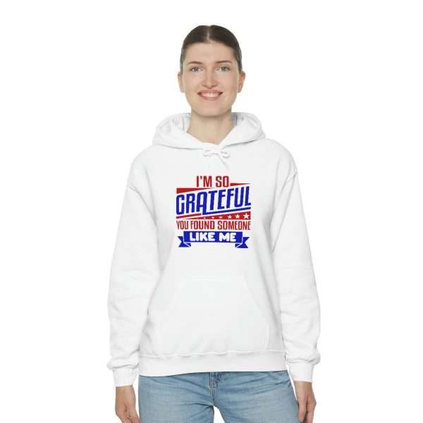 Humorous Unisex Heavy Blend Hoodie Sweatshirt - I’m So Grateful You Found Someone Like Me - Image 5