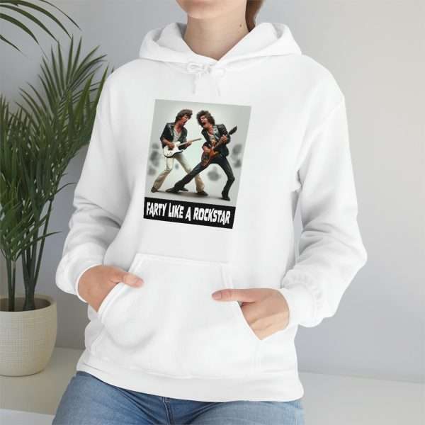 Funny Unisex Heavy Blend Hoodie Sweatshirt - Farty Like a Rockstar - Image 6