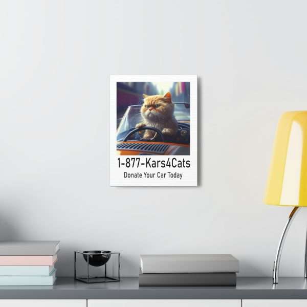 Funny Gallery Canvas Print Wrap - 1-877-Kars4Cats Donate Your Car Today - Image 25