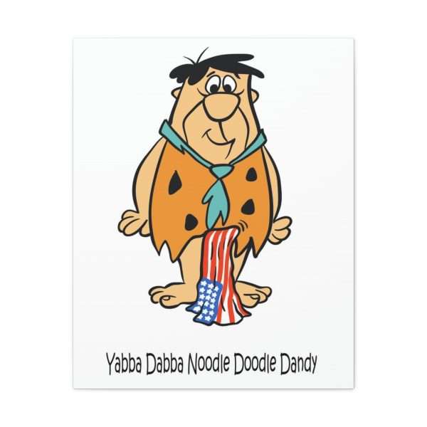 Humorous Gallery Canvas Print Wrap - Yabba Dabba Noodle Doodle Dandy - Image 2