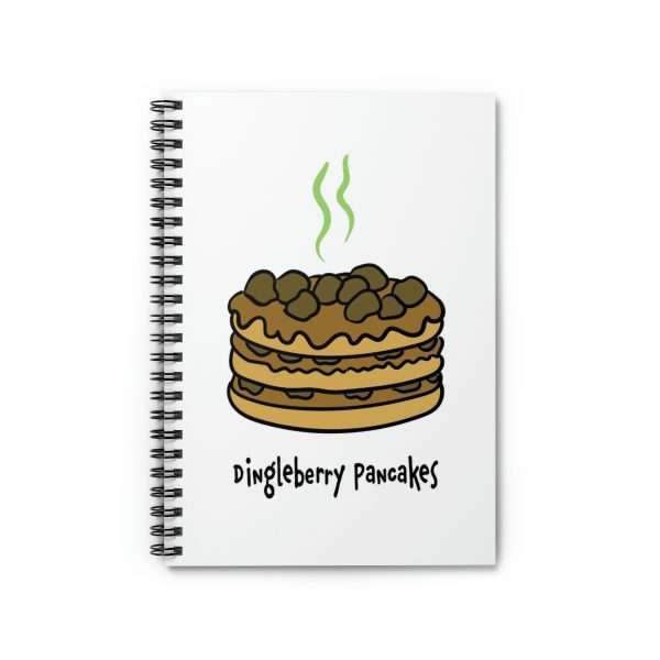 Funny Spiral Notebook - Dingleberry Pancakes