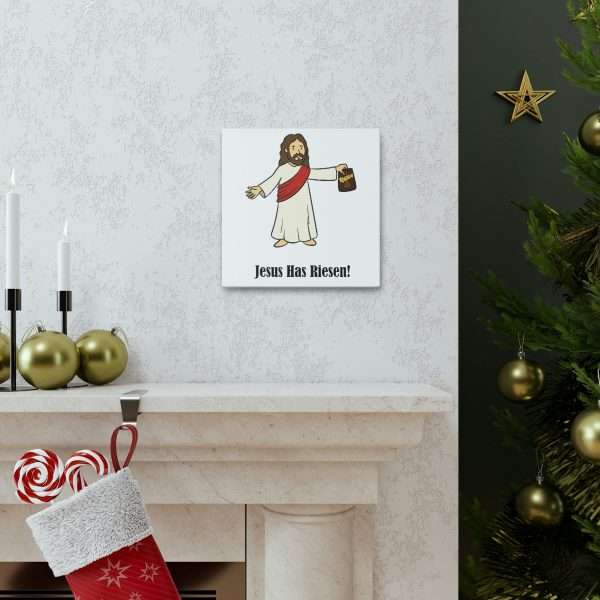 Humorous Gallery Canvas Print Wrap - Jesus Has Riesen! - Image 27