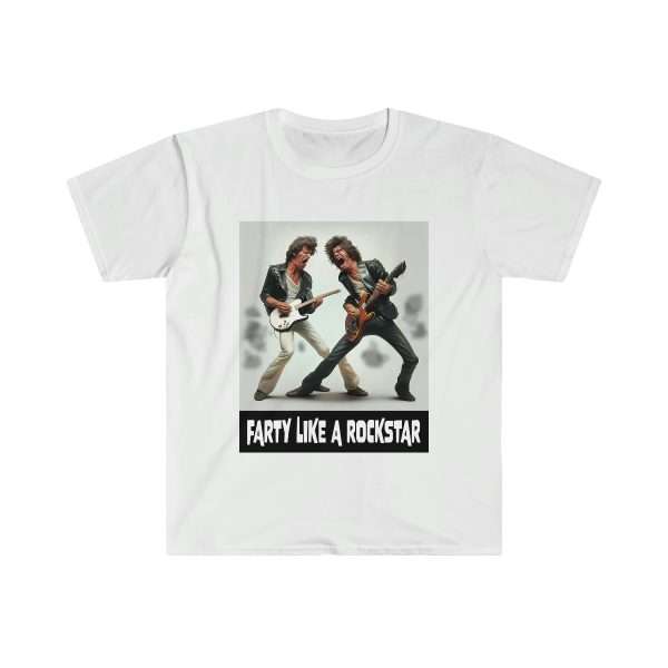 Funny Unisex Soft-Style T-Shirt - Farty Like a Rockstar