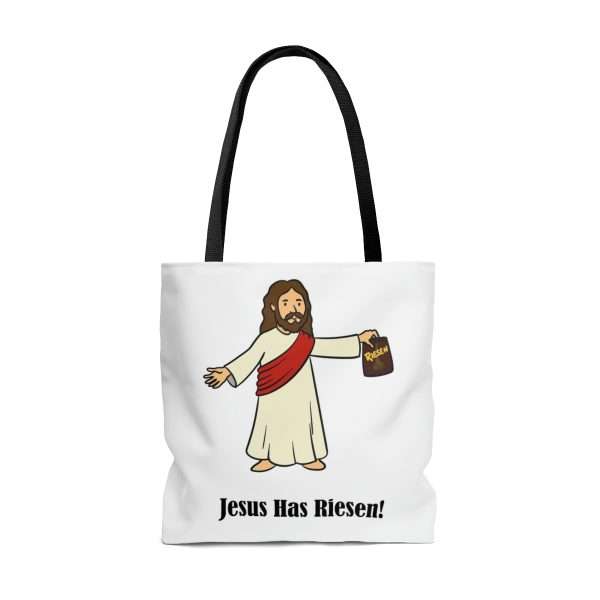 Humorous Tote Bag - Jesus Has Riesen! - Image 10