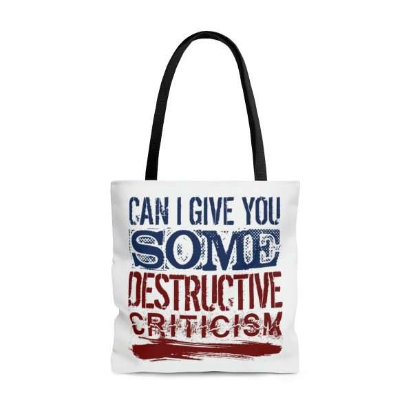 Funny Tote Bag - Can I Give You Some Destructive Criticism? - Image 9