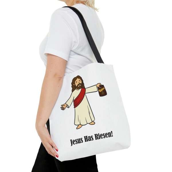 Humorous Tote Bag - Jesus Has Riesen!