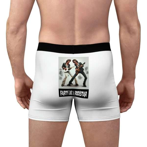 Funny Men’s Undies Boxer Briefs - Farty Like a Rockstar