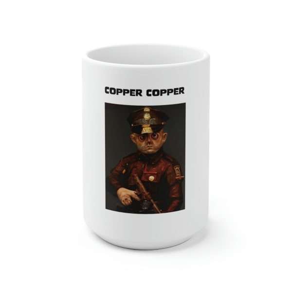 Humorous Premium Coffee Mug 15 oz - Copper Copper