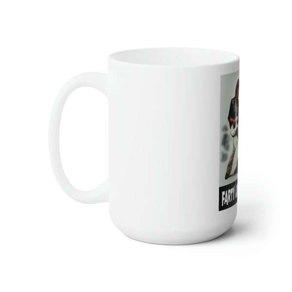 Funny Premium Coffee Mug 15 oz - Farty Like a Rockstar - Image 2