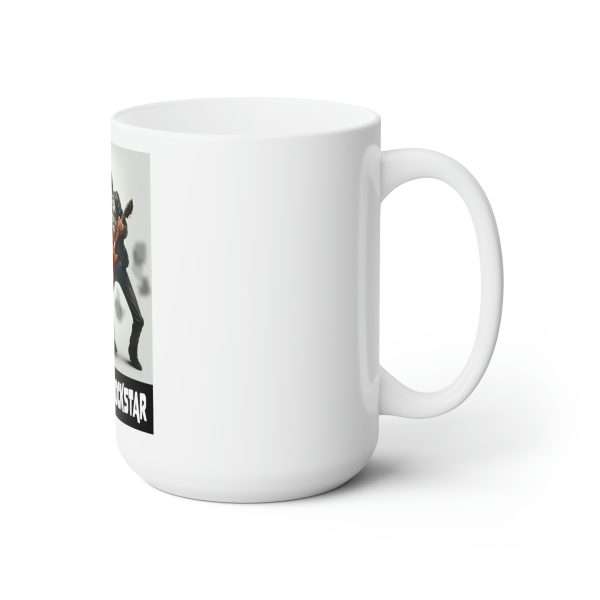 Funny Premium Coffee Mug 15 oz - Farty Like a Rockstar - Image 3