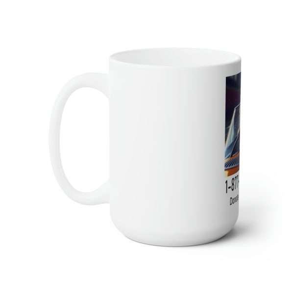 Funny Premium Coffee Mug 15 oz - 1-877-Kars4Cats Donate Your Car Today - Image 2