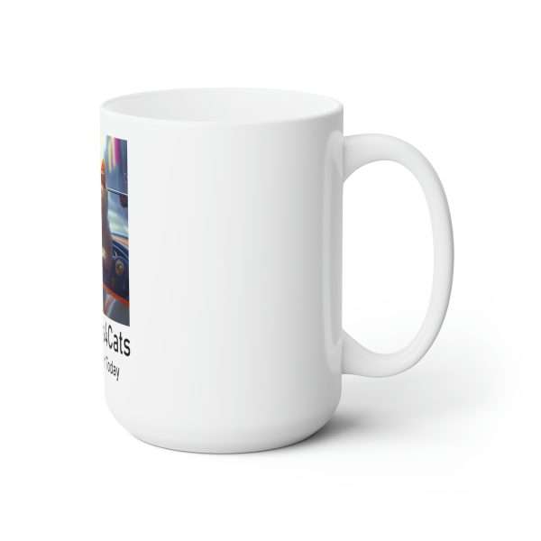 Funny Premium Coffee Mug 15 oz - 1-877-Kars4Cats Donate Your Car Today - Image 3