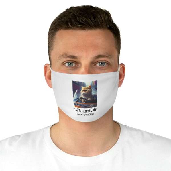 Funny Fabric Facemask - 1-877-Kars4Cats Donate Your Car Today - Image 4