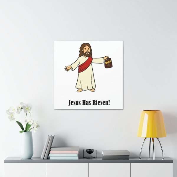 Humorous Gallery Canvas Print Wrap - Jesus Has Riesen! - Image 5