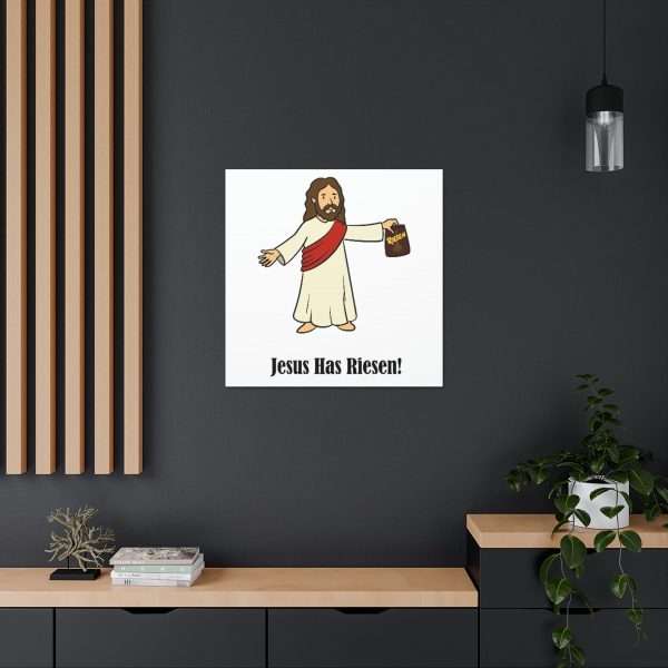 Humorous Gallery Canvas Print Wrap - Jesus Has Riesen! - Image 6