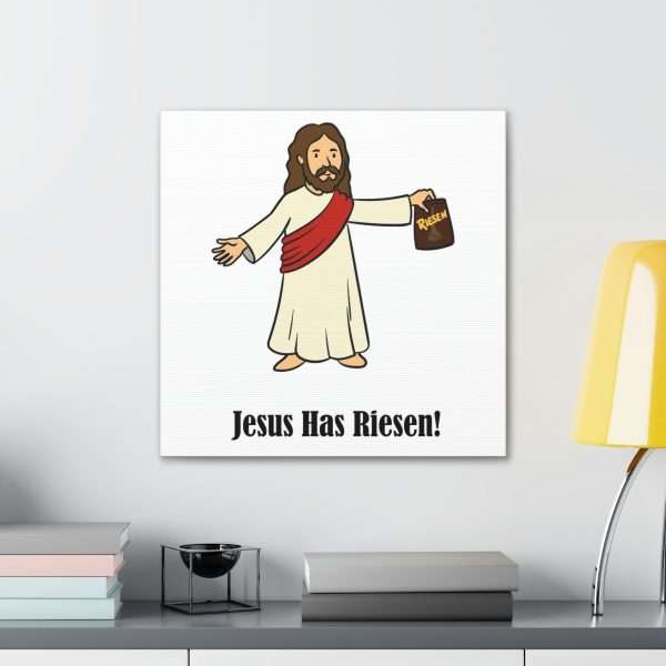 Humorous Gallery Canvas Print Wrap - Jesus Has Riesen! - Image 11