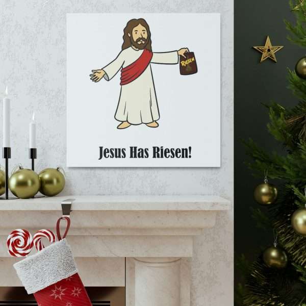 Humorous Gallery Canvas Print Wrap - Jesus Has Riesen! - Image 13