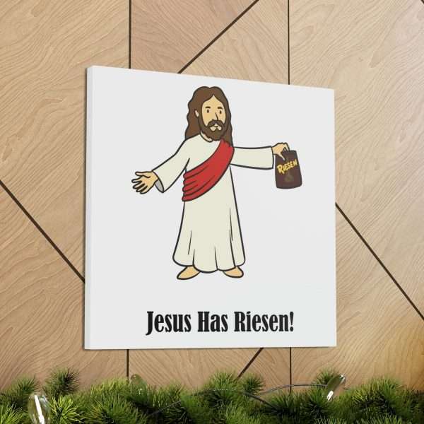 Humorous Gallery Canvas Print Wrap - Jesus Has Riesen! - Image 14