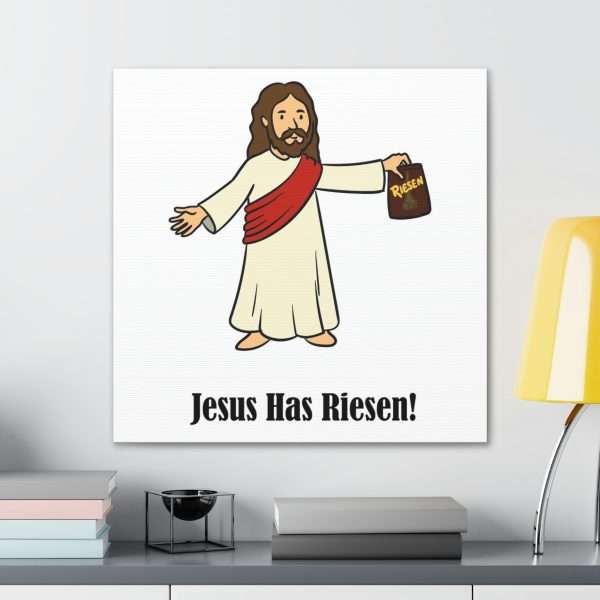 Humorous Gallery Canvas Print Wrap - Jesus Has Riesen! - Image 18