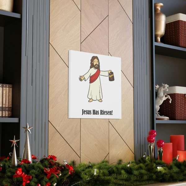 Humorous Gallery Canvas Print Wrap - Jesus Has Riesen! - Image 21