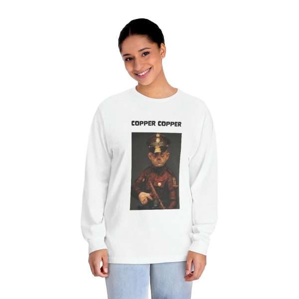 Humorous Unisex Classic Long Sleeve T-Shirt - Copper Copper - Image 3