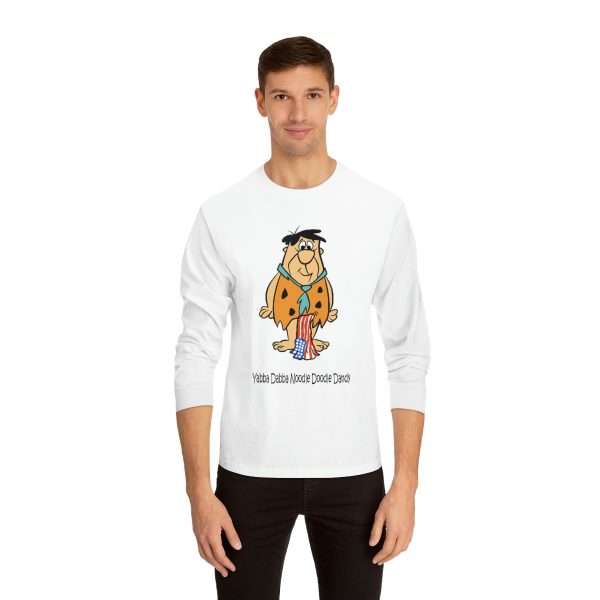 Humorous Unisex Classic Long Sleeve T-Shirt - Yabba Dabba Noodle Doodle Dandy