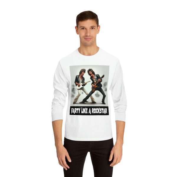 Funny Unisex Classic Long Sleeve T-Shirt - Farty Like a Rockstar