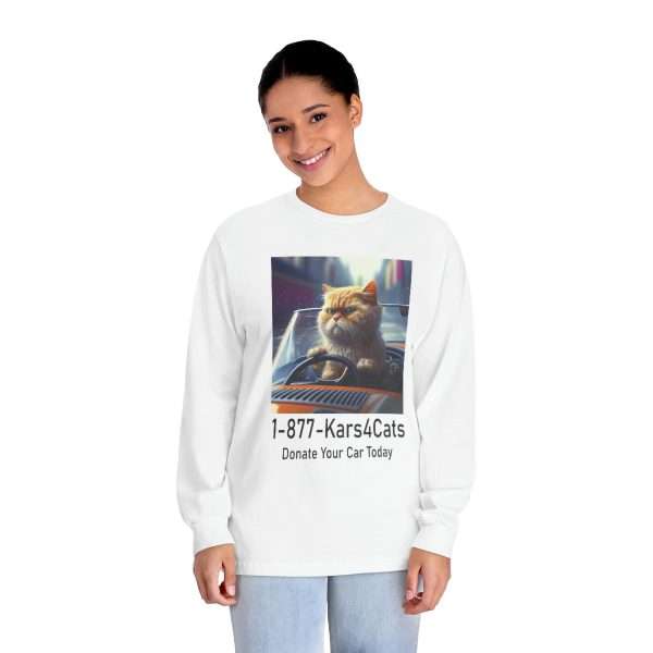 Funny Unisex Classic Long Sleeve T-Shirt - 1-877-Kars4Cats Donate Your Car Today