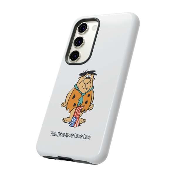 Humorous Tough Phone Case - Yabba Dabba Noodle Doodle Dandy - Image 3