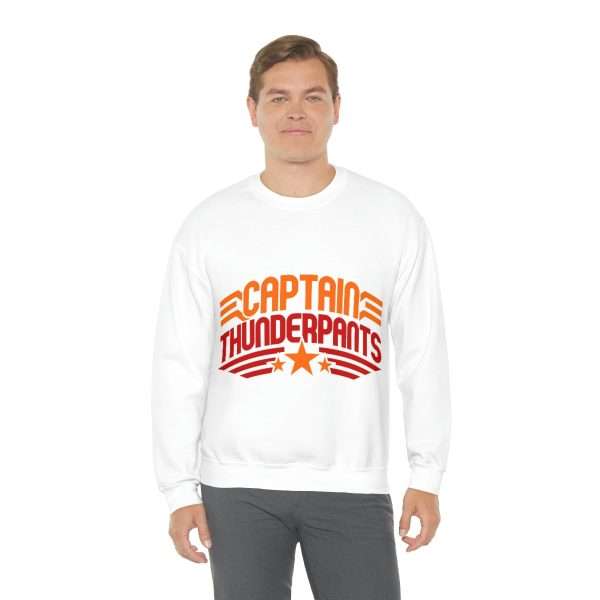 Funny Unisex Heavy Blend Crewneck Sweatshirt - Captain Thunderpants