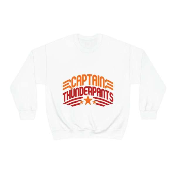 Funny Unisex Heavy Blend Crewneck Sweatshirt - Captain Thunderpants - Image 2