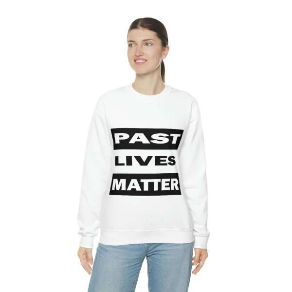 Funny Unisex Heavy Blend Crewneck Sweatshirt - Past Lives Matter - Image 7